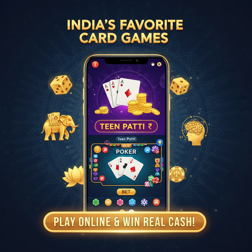 Best Online Card Games in India — From Teen Patti to Poker